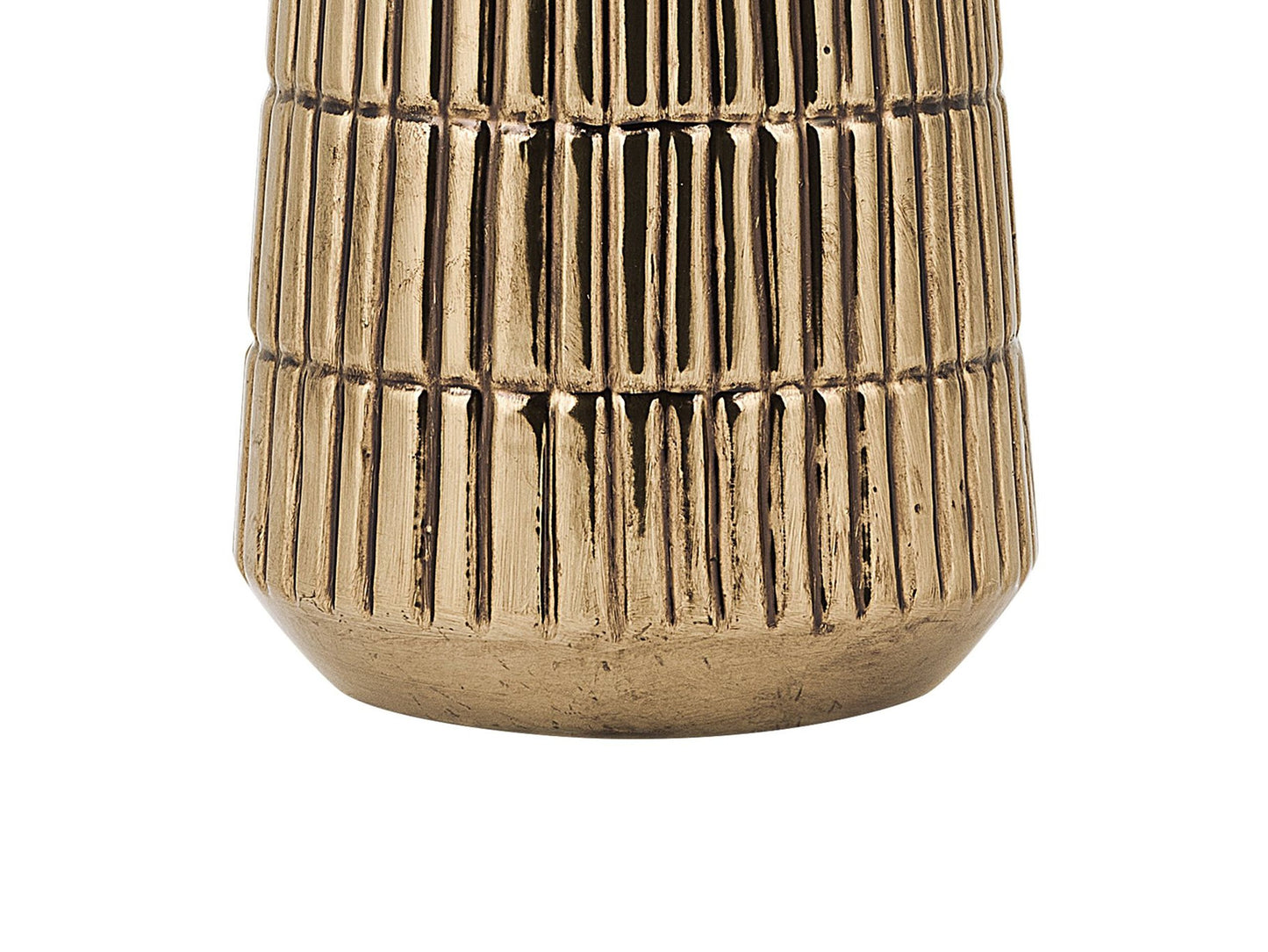 Gold Stoneware Decorative Table Flower Vase 22cm