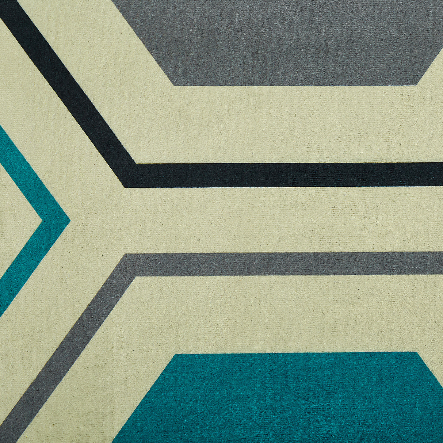 Multicolour Geometric Area Rug 140 x 200cm Polyester