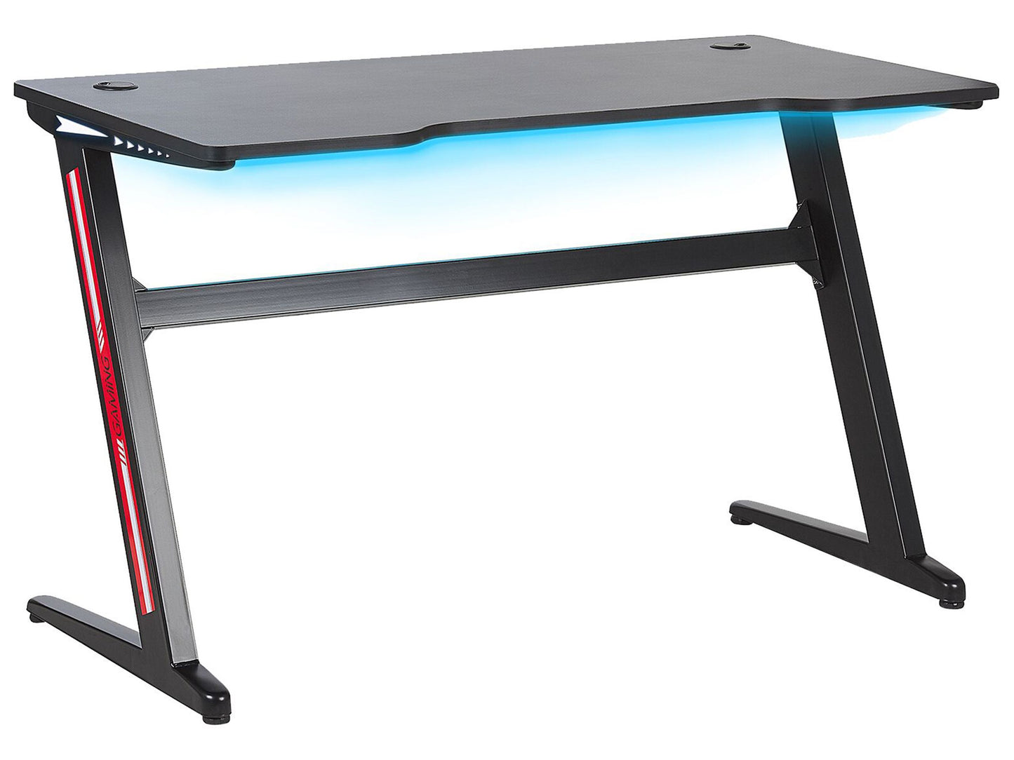 NovaDesk RGB Gaming Desk Black MDF 120x60 cm