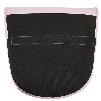 Armchair Pink Fabric Black Legs Button Tufted Back Modern Retro Design Edition