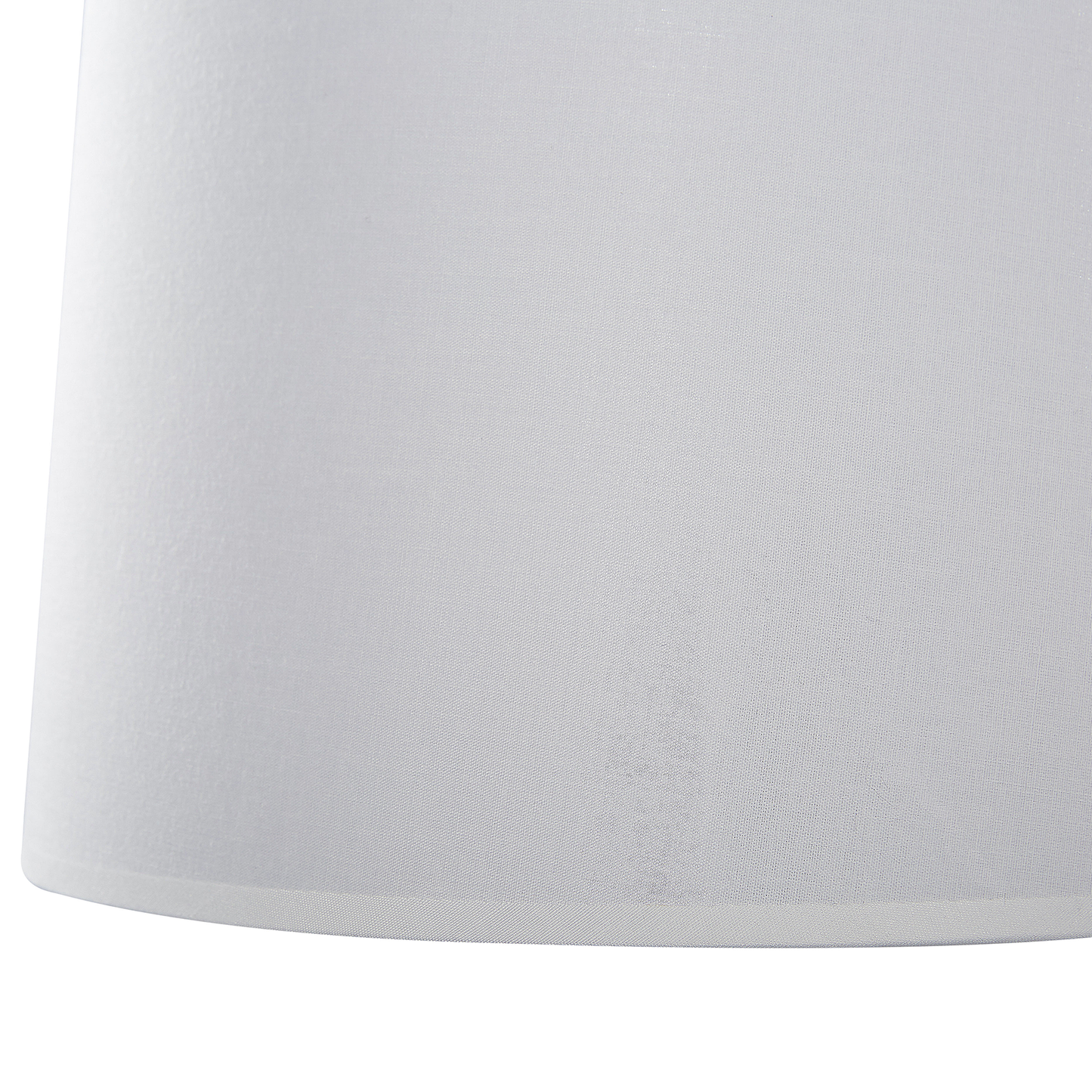 Two Light White Pendant With Chrome Interior Metal Base