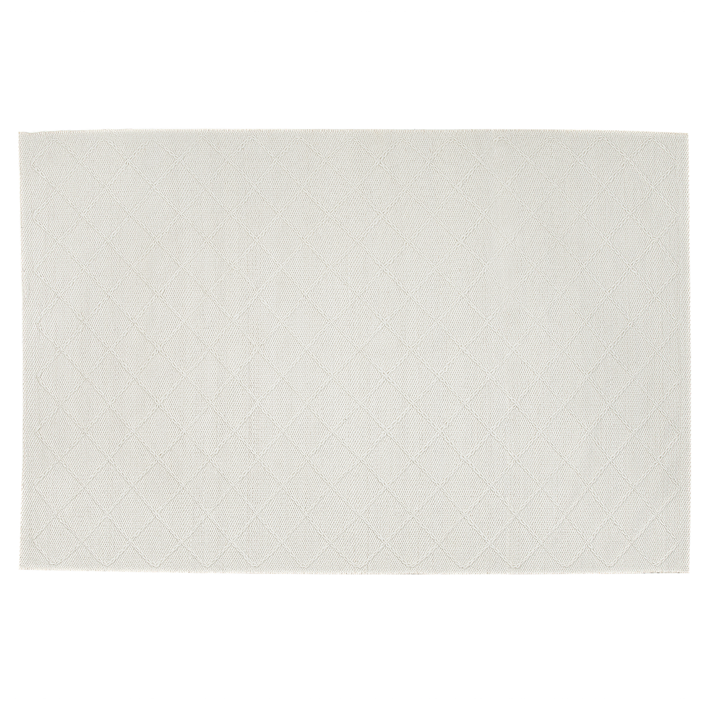 Handwoven Boho Wool Cotton Area Rug 140 x 200 Off White