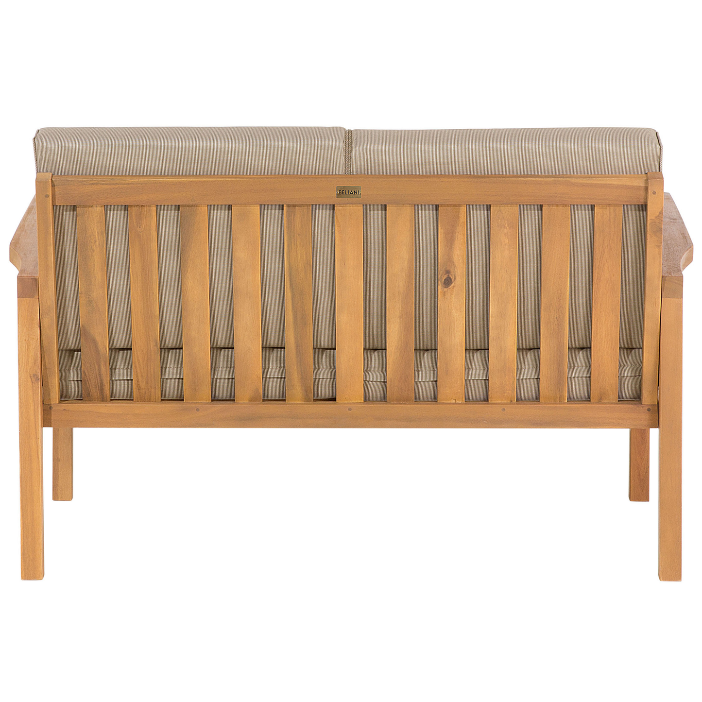 Garden Sofa Set Taupe Cushions Solid Acacia Wood 4 Seater With Table Premium Outdoor Living