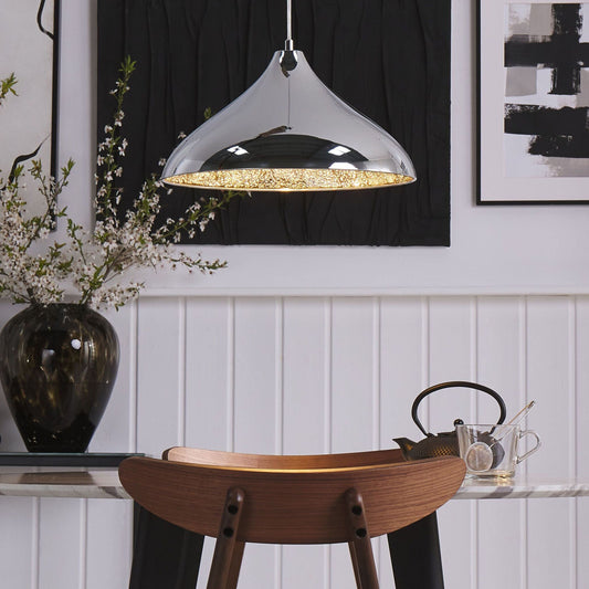 Lighting Silver Cracked Glass Pendant Ceiling Light Mosaic Interior Modern Pendant Lamp