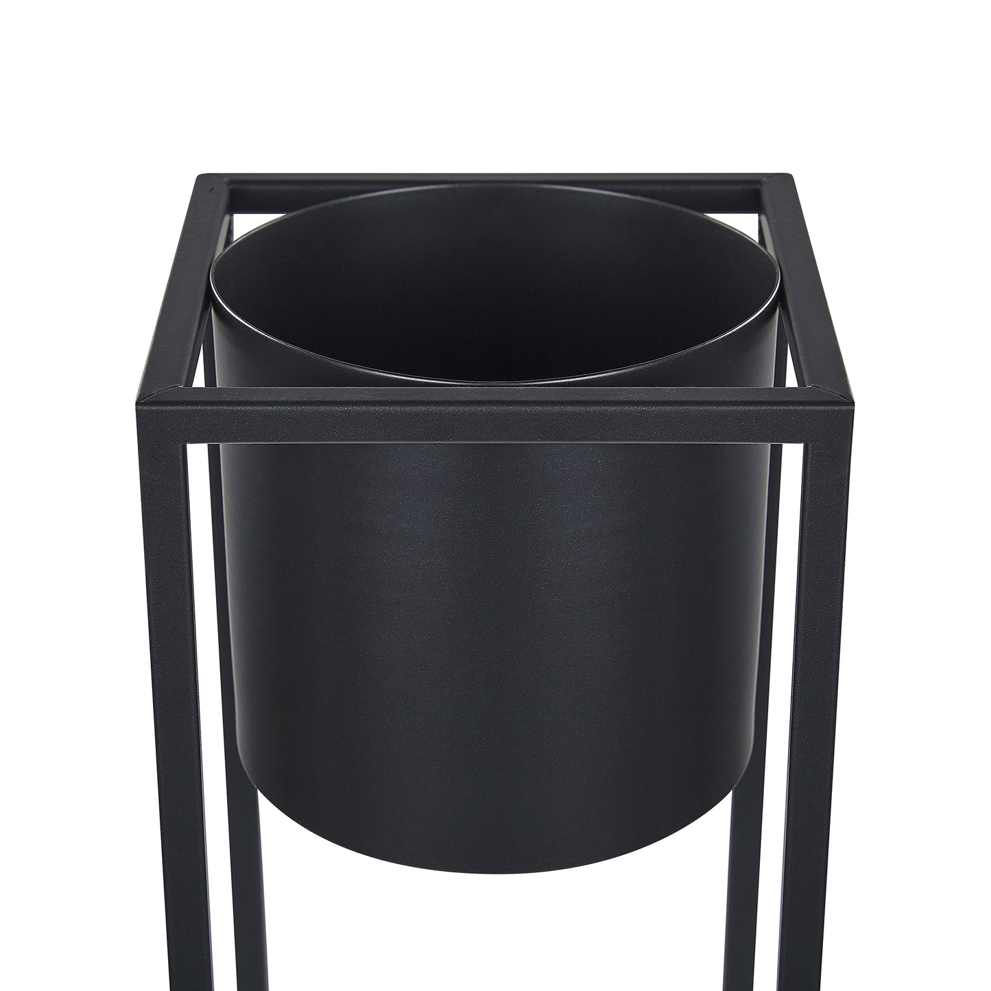 Plant Stand Black Iron 50cm Indoor Outdoor UV Resistant