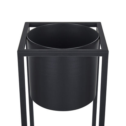 Plant Stand Black Iron 50cm Indoor Outdoor UV Resistant
