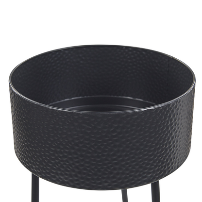 Plant Stand Black Iron Tripod 29 x 26 x 50cm Indoor Outdoor
