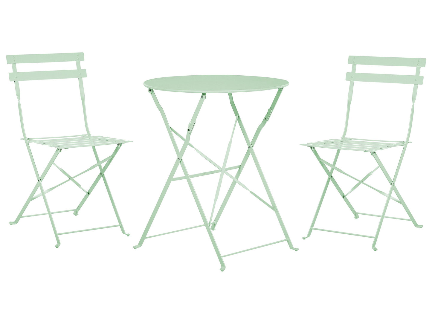 Mint Living Mint Green 3 Piece Folding Bistro Set Outdoor