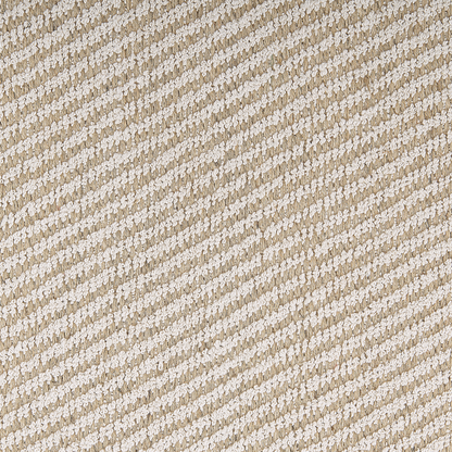 Beige Jute Cotton Area Rug Fringe Handwoven 80 x 150cm