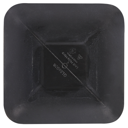 Black Polyresin Plant Pot Square 28 x 27cm UV Resistant
