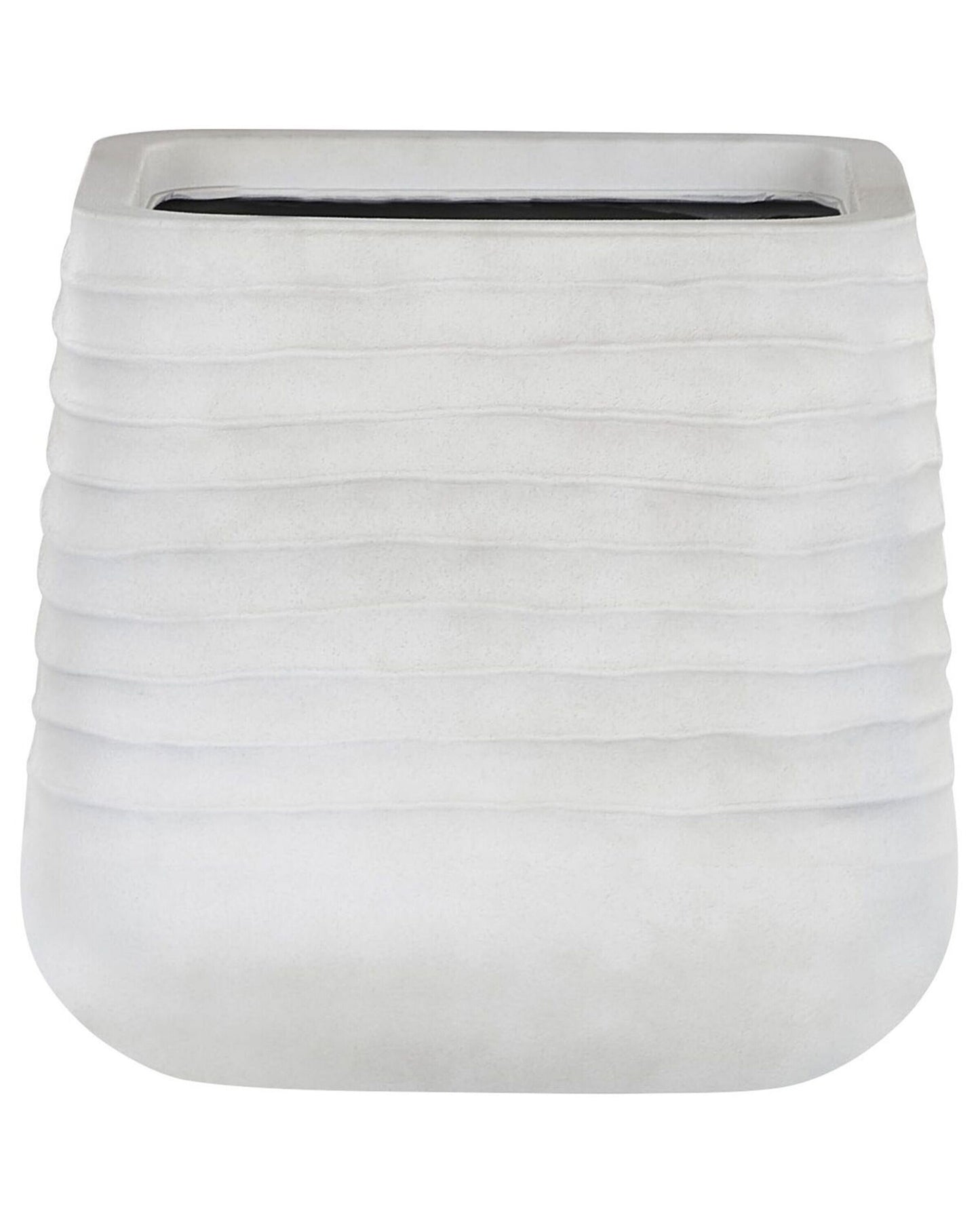 Dirty White Polyresin Square Plant Pot 38 x 37cm UVResistant