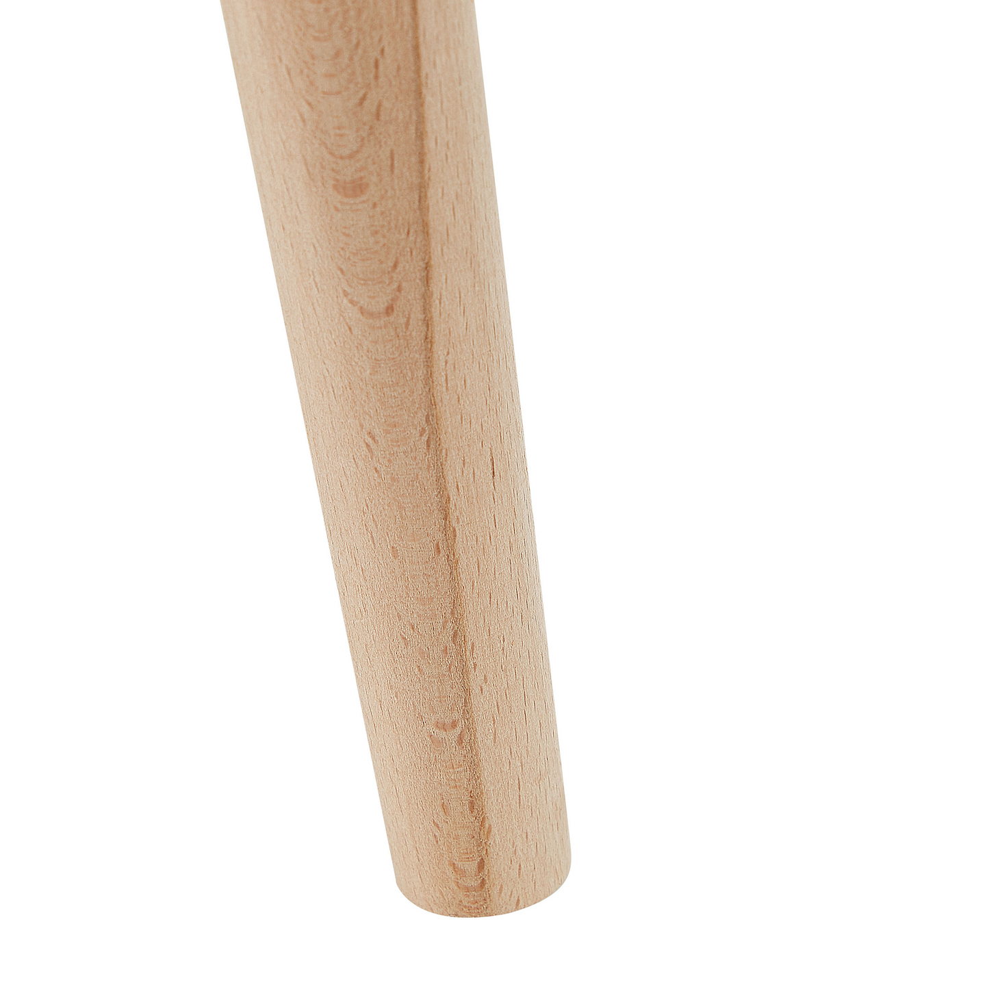 Beige Ceramic Plant Stand With Solid Wood Legs 30cm Round