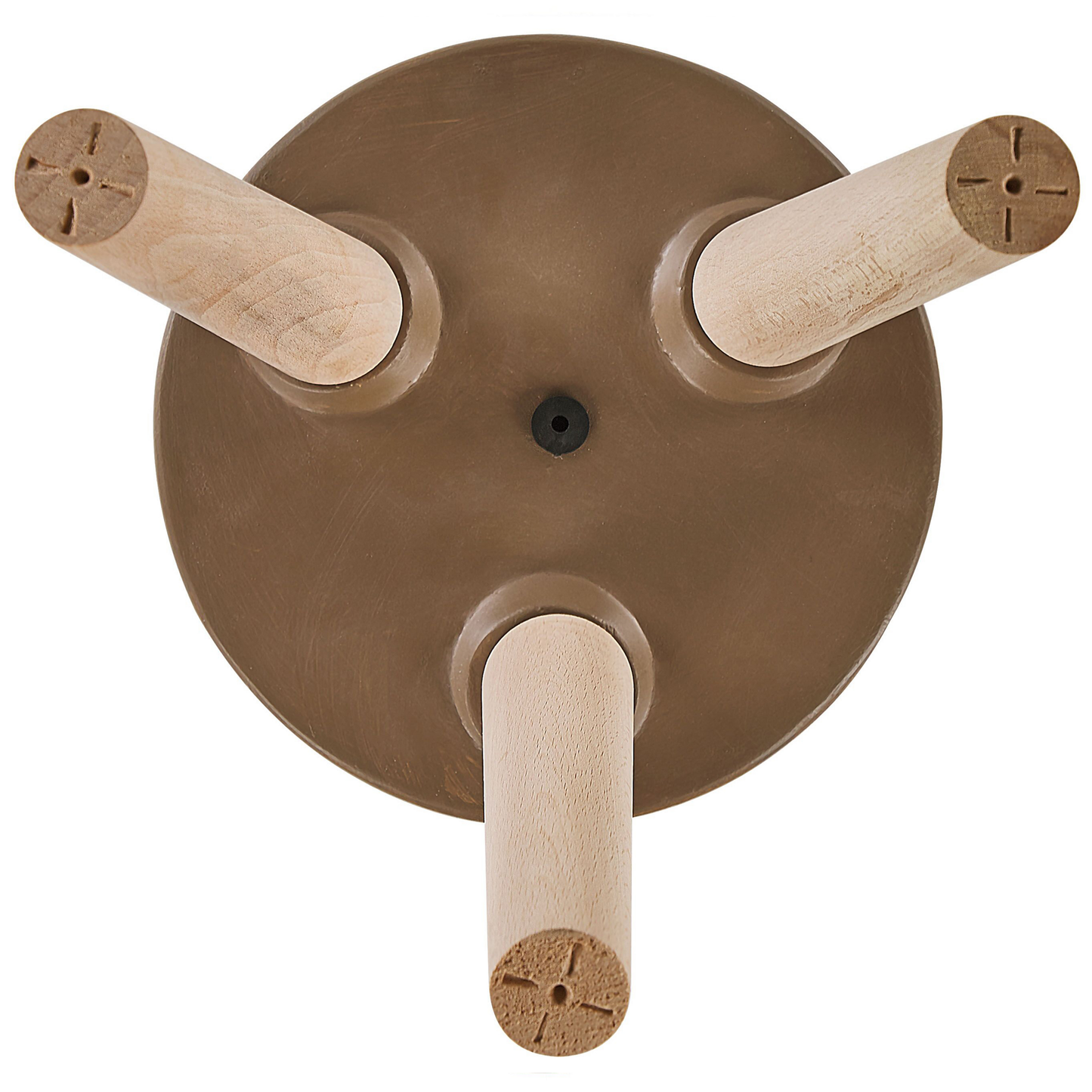 Co Plant Stand Magnesium Round Solid Wood Base Rustic African Style Tall Plant Pot Planter