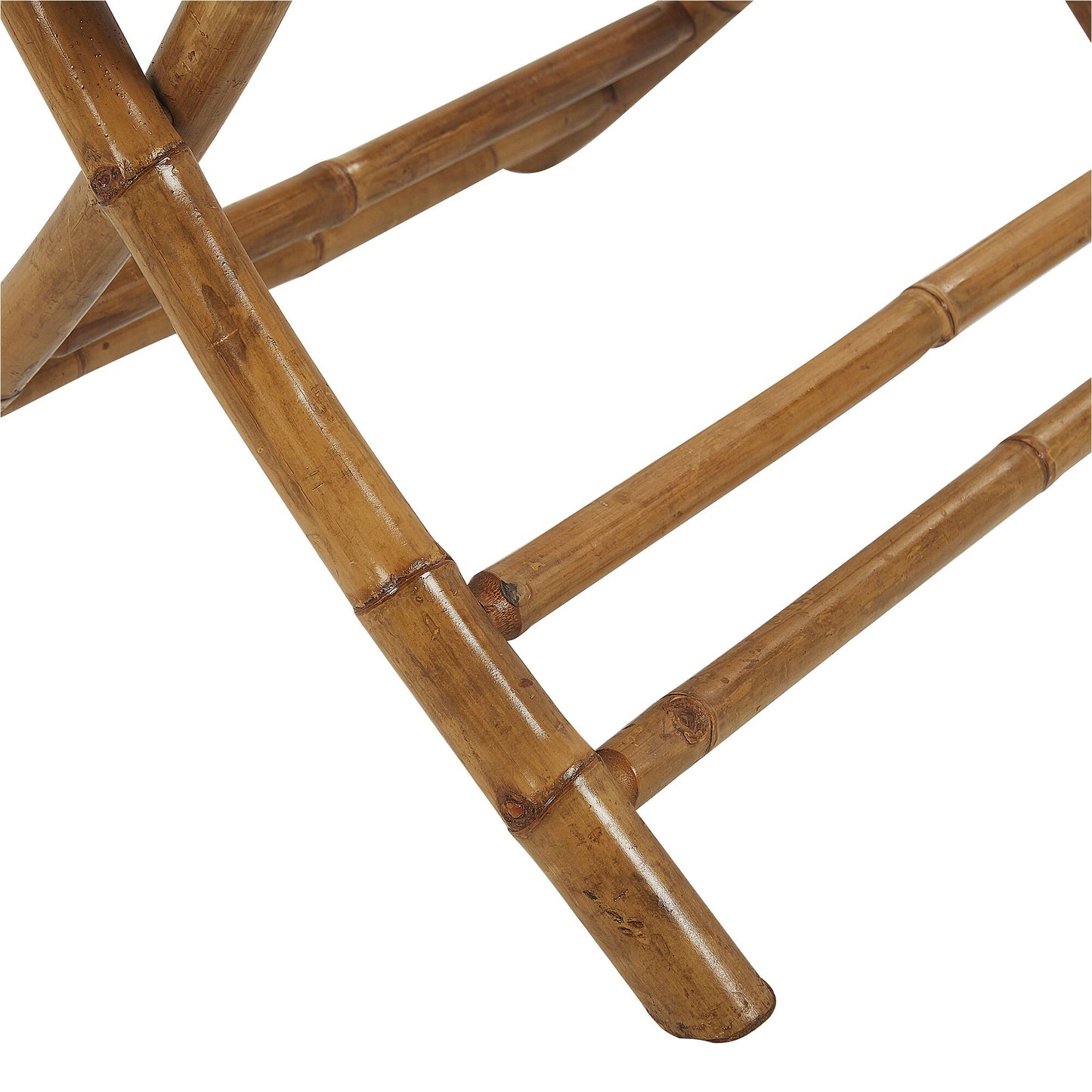 Foldable Bistro Table 70 x 70cm Natural Wood Indoor Outdoor