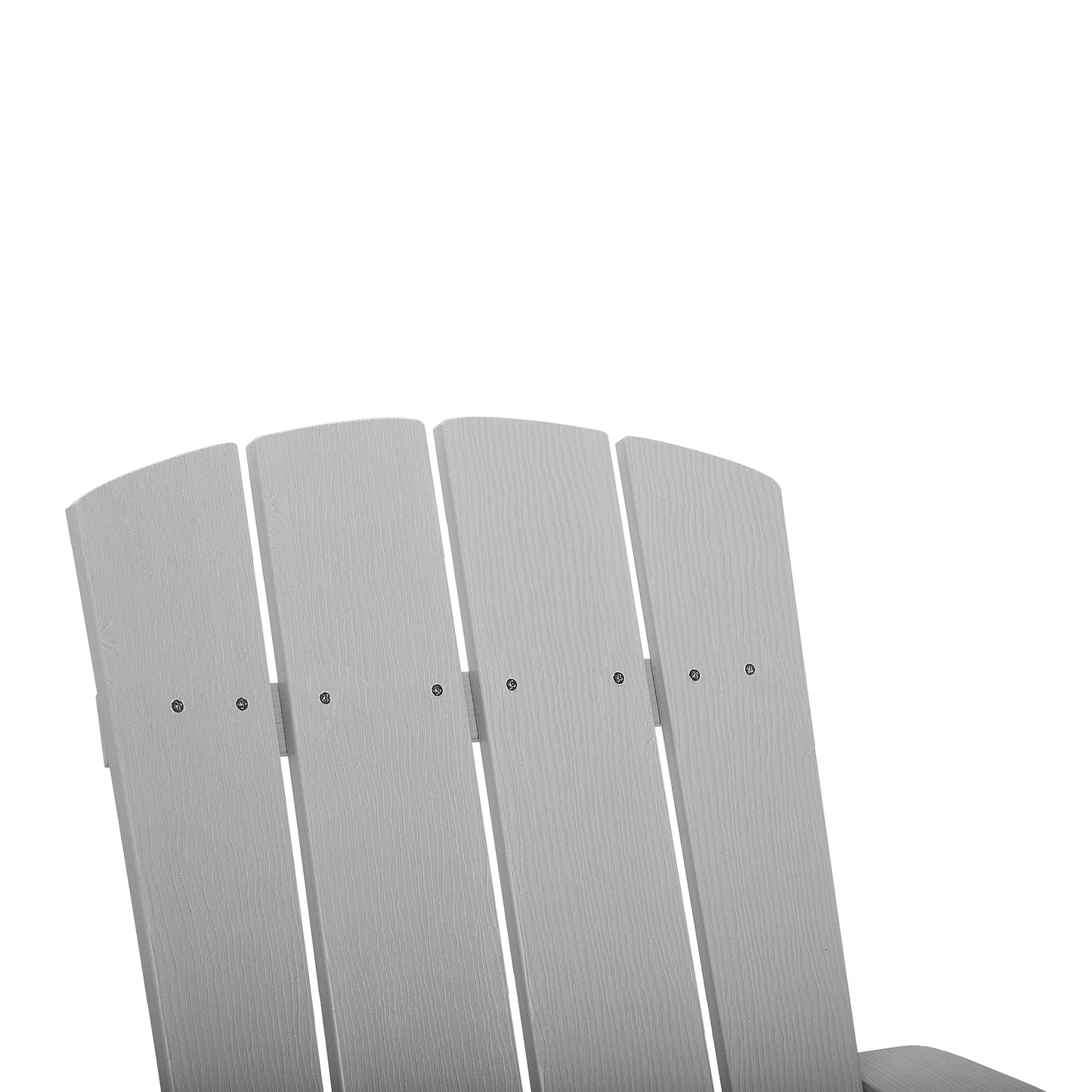Garden Chair With Footstool Light Grey Weatherproof