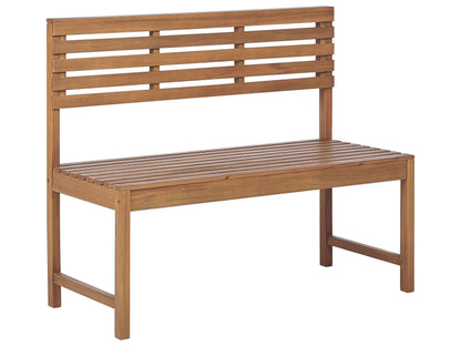 Acacia Outdoor Bench 2 Seater 50 x 110cm Weather Resistant