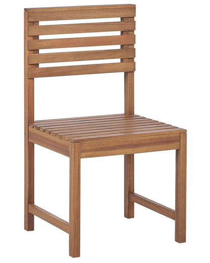 Balcony One Seat Acacia Wood Chair Weather Resistant