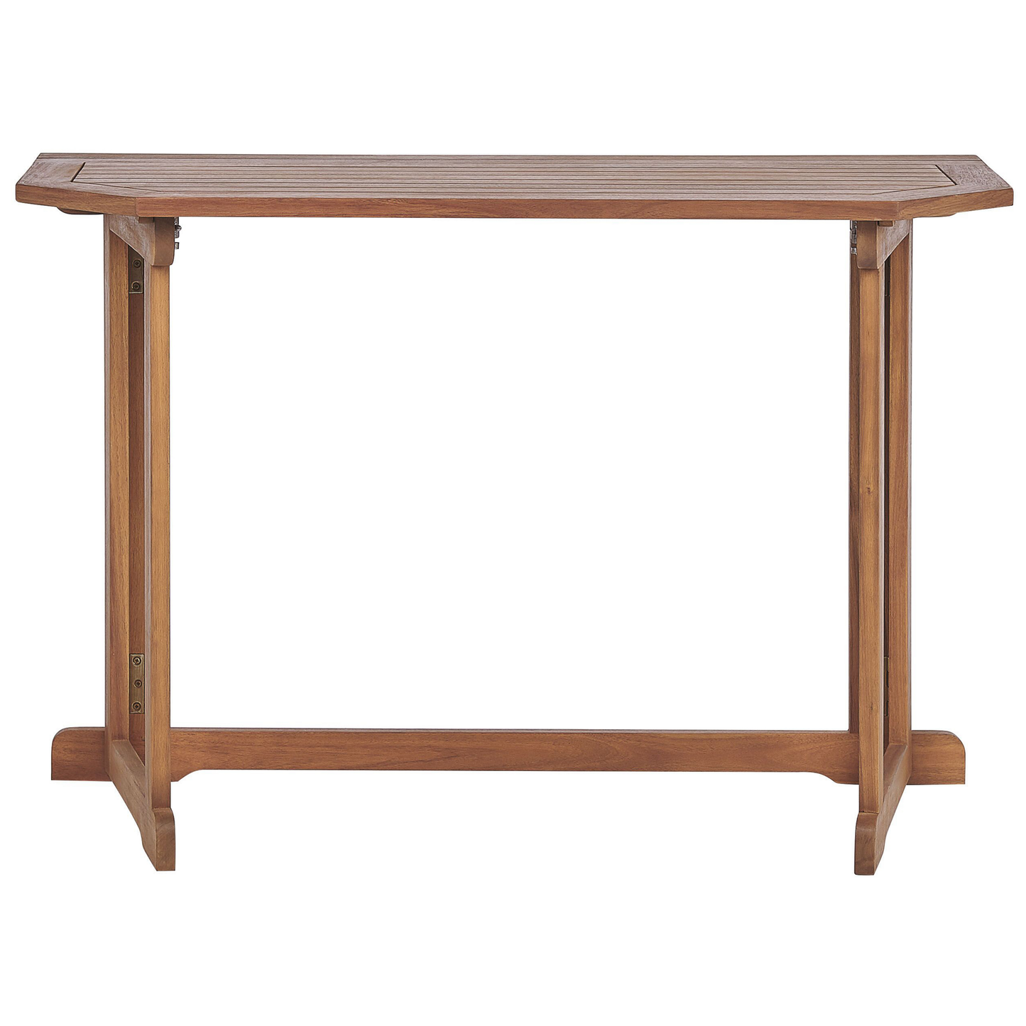 Balcony Table Acacia Wood 110 x 47cm Adjustable Folding