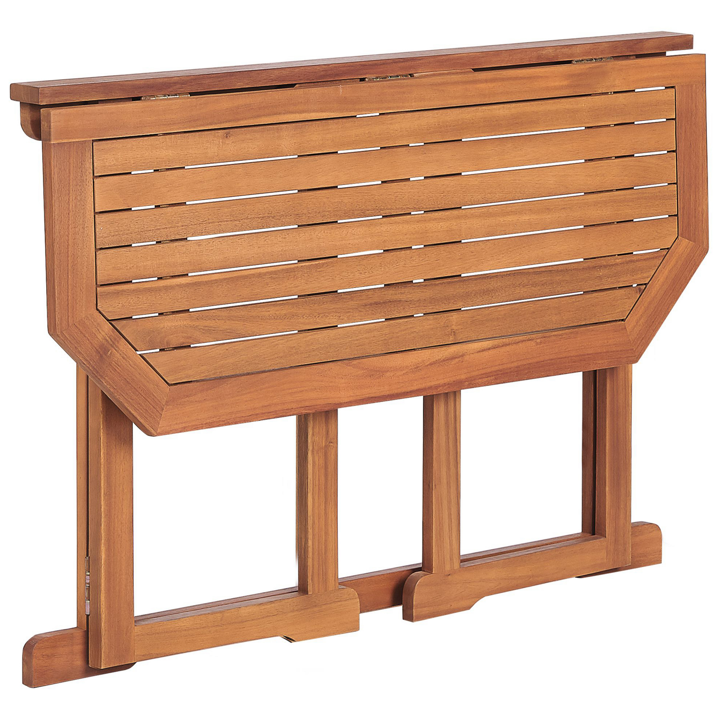 Balcony Table Acacia Wood 110 x 47cm Adjustable Folding
