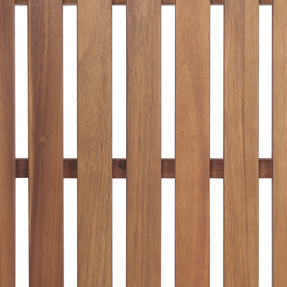 Balcony One Seat Acacia Wood Chair Weather Resistant