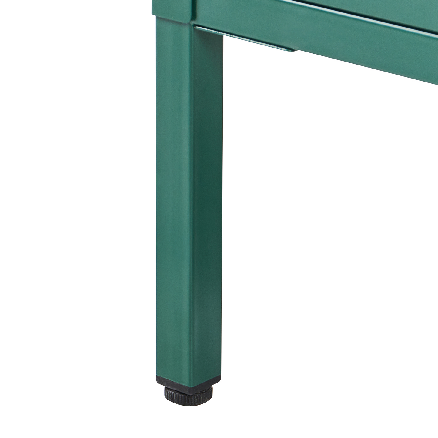 Green Metal Durable 2 Door Storage Cabinet With Four Shelves For Home Office