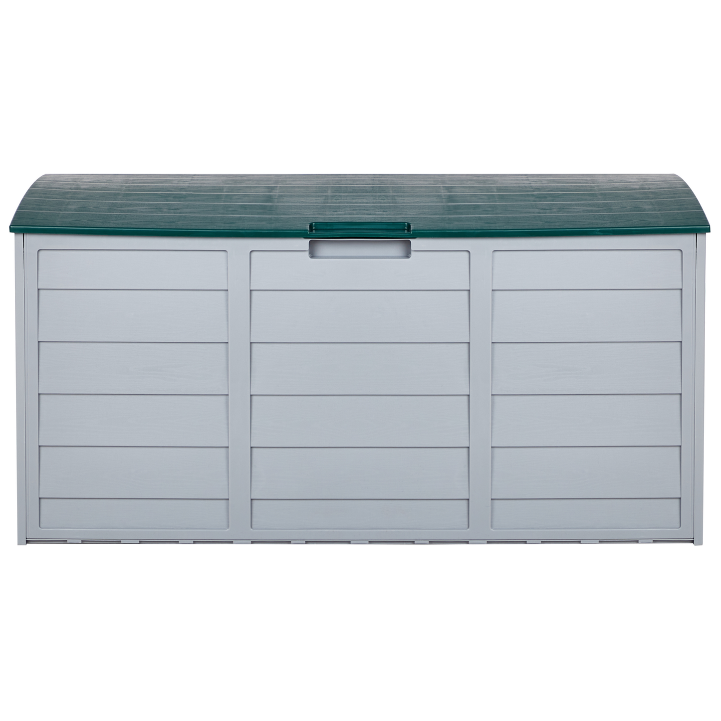 Grey Outdoor Storage Box 112 x 50cm With Handles And Castors