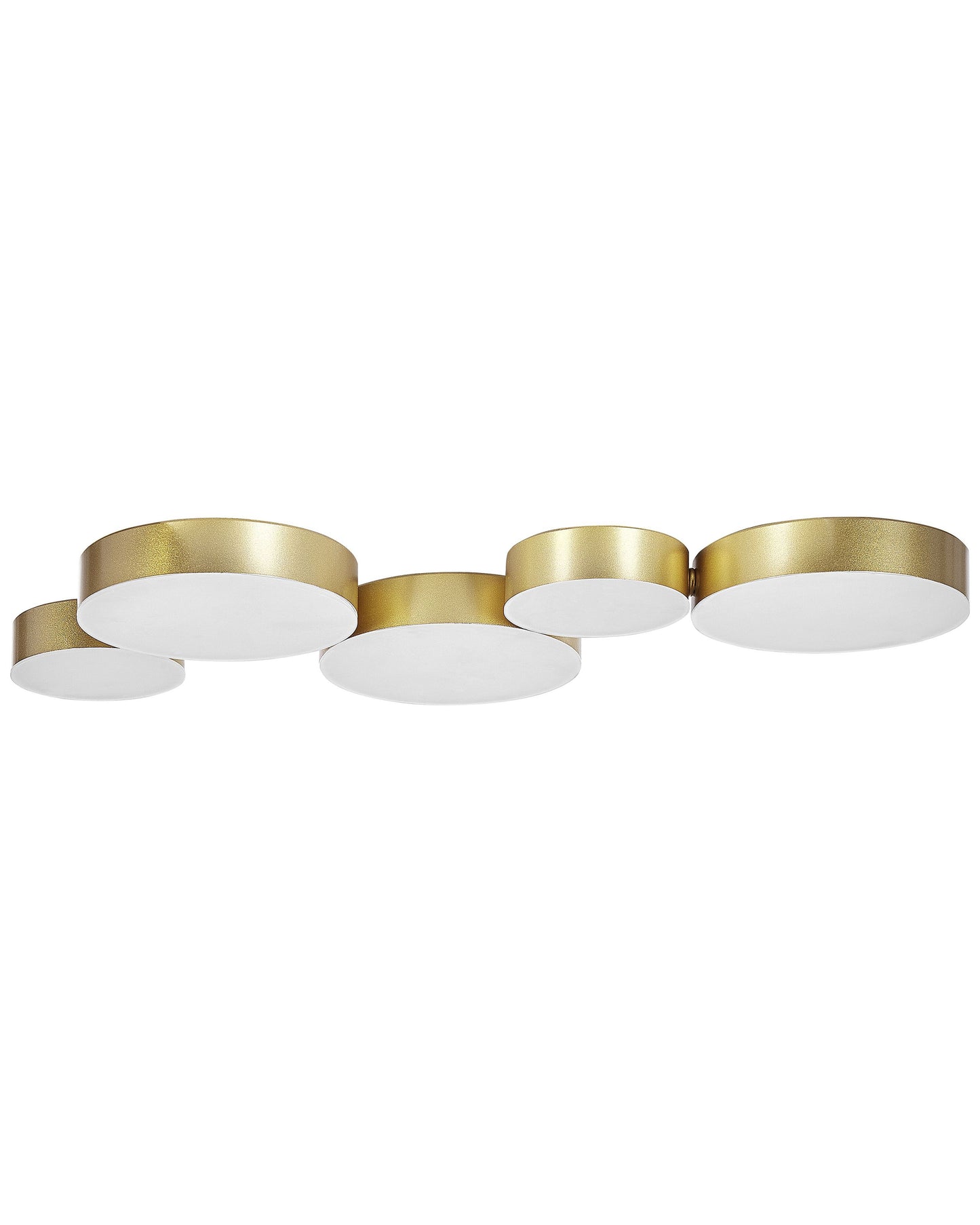 Gold 5 Light LED Ceiling Lamp Integrated Iron Frame