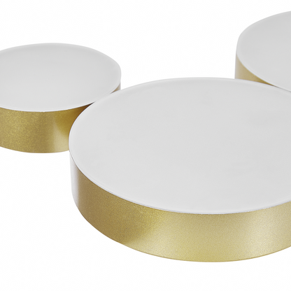 Gold 5 Light LED Ceiling Lamp Integrated Iron Frame