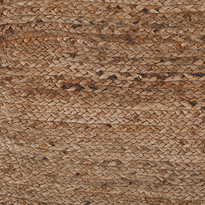 Natural Living Jute Braided Area Rug 120 x 180 Beige Underfloor Heating