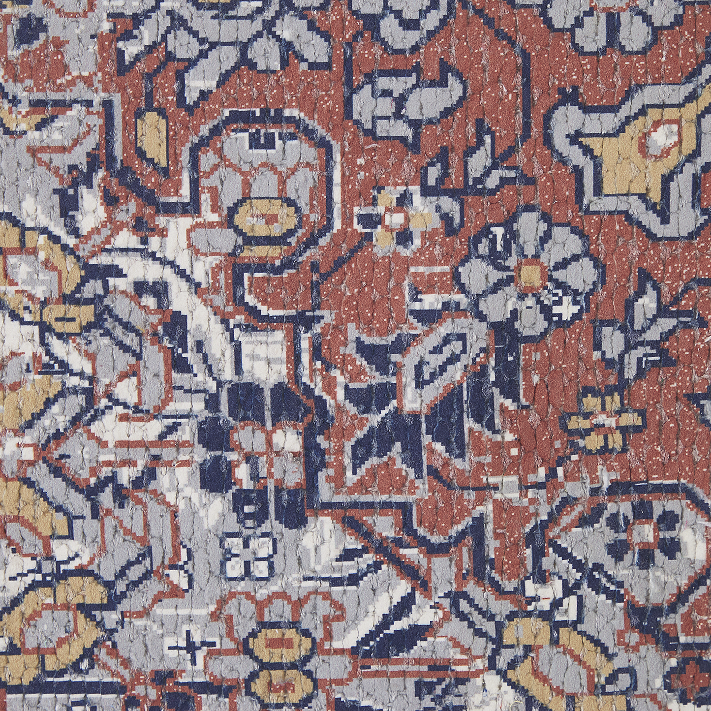 Home Multicolor Area Rug 80 x 150cm Distressed Oriental Pattern