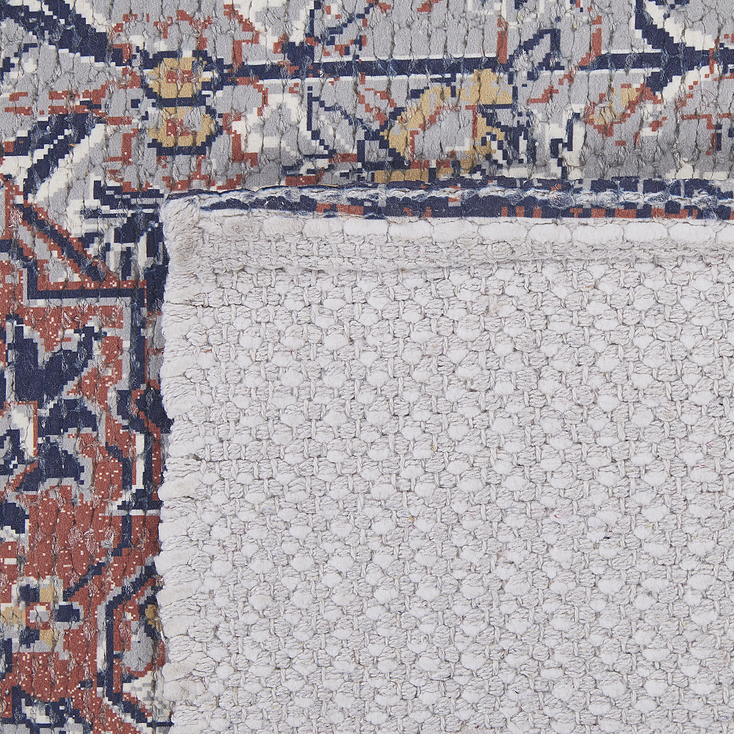 Home Multicolor Area Rug 80 x 150cm Distressed Oriental Pattern