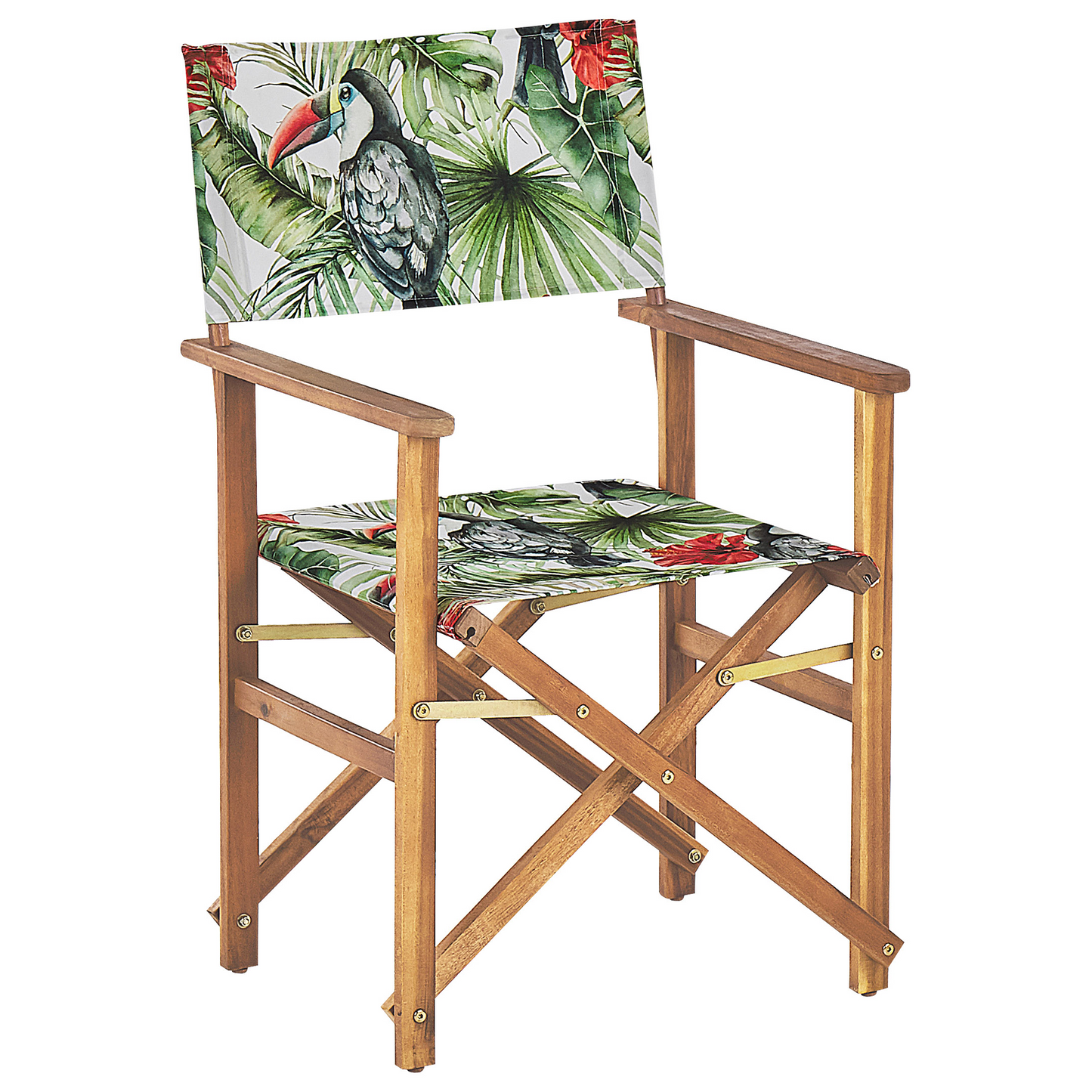 Acacia Garden Director's Chair Set of 2 Light Wood Folding
