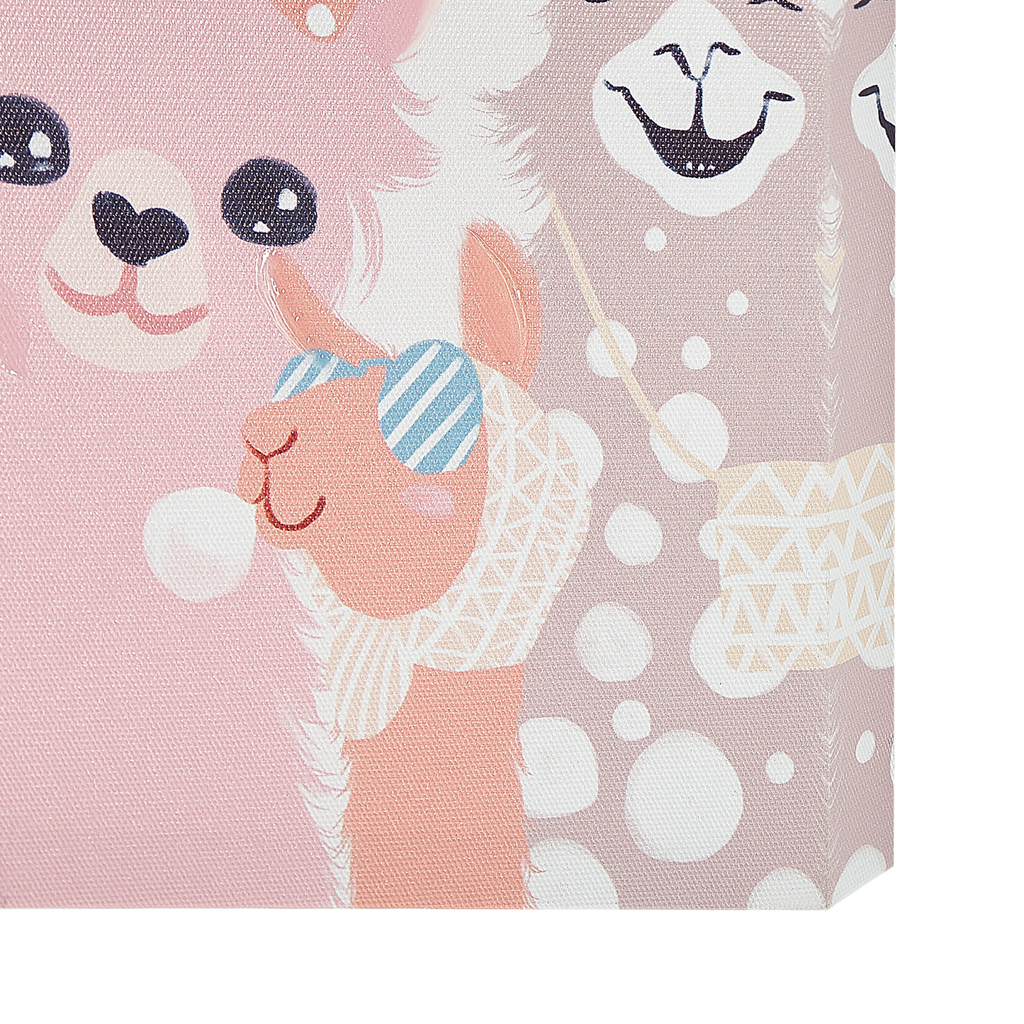Kids Canvas Set Of 3 Multicolour 30 x 30cm Prints With Mounting Hooks