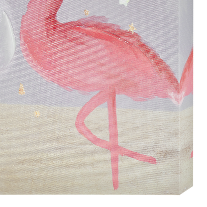 Kids Art Prints Set 3 Grey Pink 30 x 30cm With Hooks