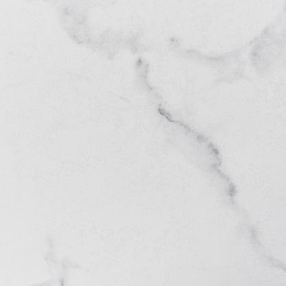 Nova Marble Effect Coffee Table White Black Metal Legs 100x60cm