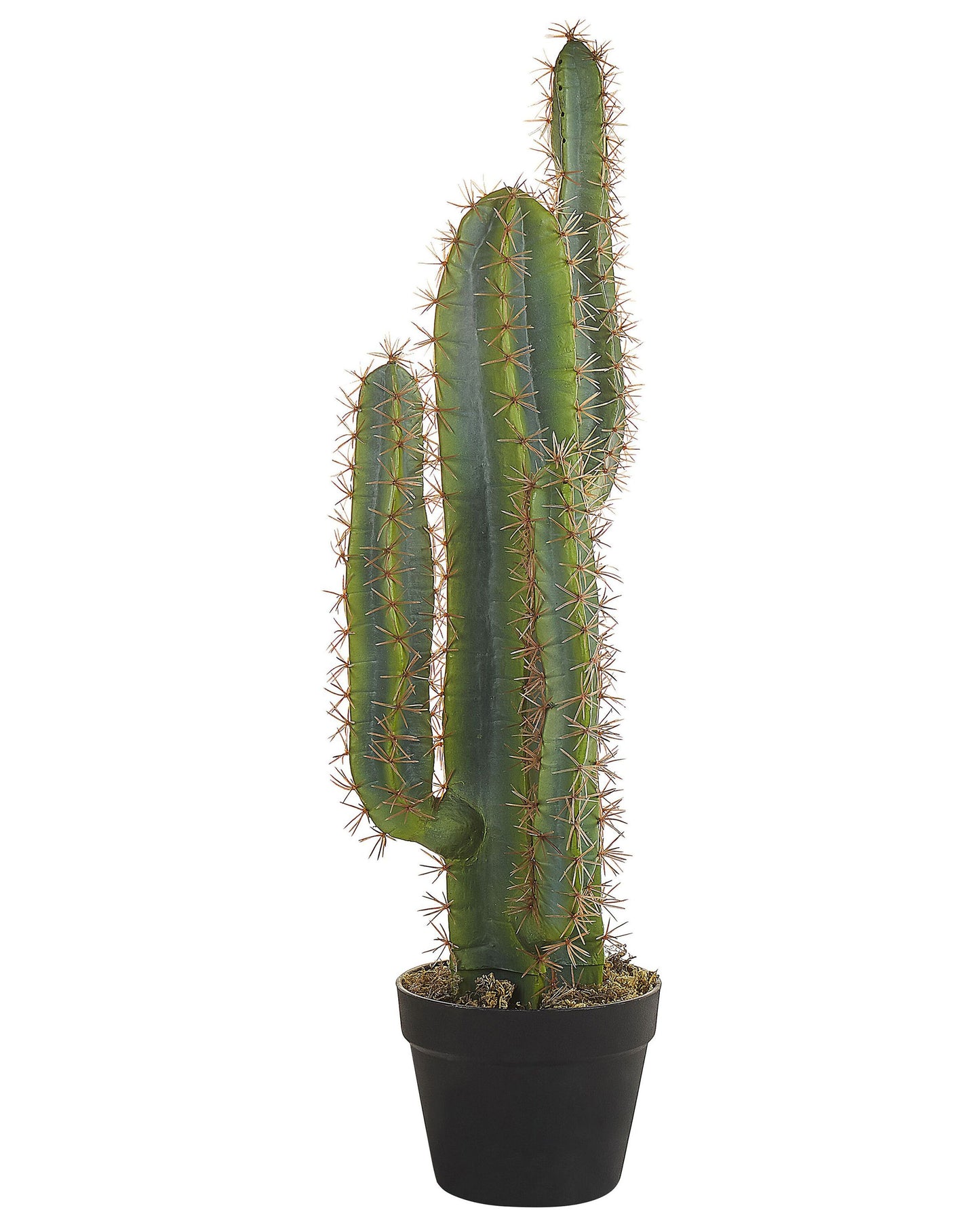 Decor Artificial Potted Cactus 78cm Green In Black Pot