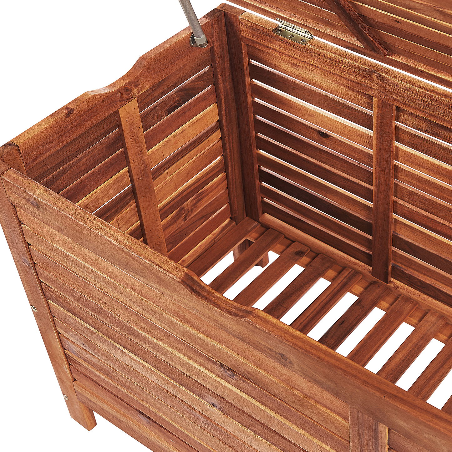 Acacia Storage Box With Lid 130 x 64 Dark Brown