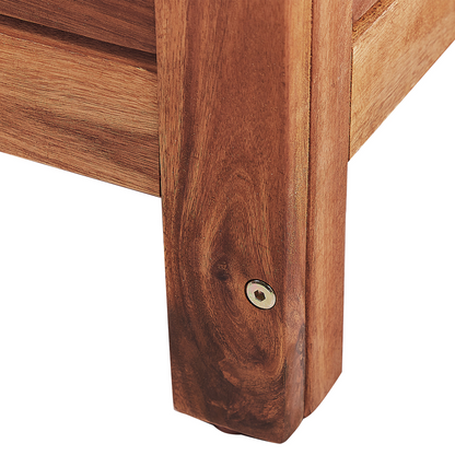 Acacia Storage Box With Lid 130 x 64 Dark Brown