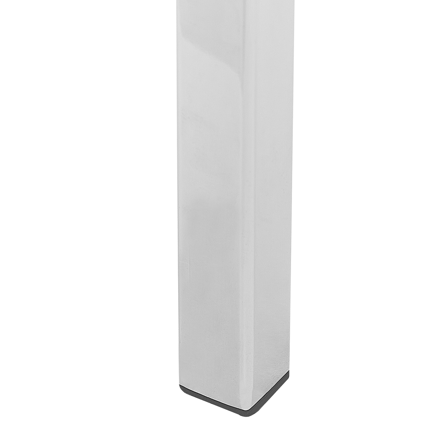 Console Table White Silver Tempered Glass Marble Effect 100 X 35cm Modern Living Room