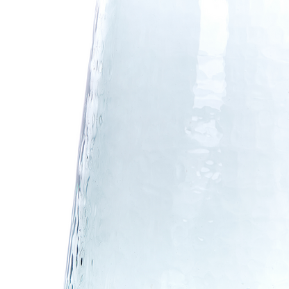 Set of 2 Vases Minimalist Clear Glass Decor