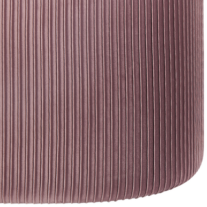 Velvet Pouffe Pink Storage Footstool