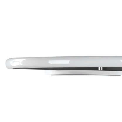 Luxo Ceiling Lamp Black White Round Aluminum Acrylic Integrated LED