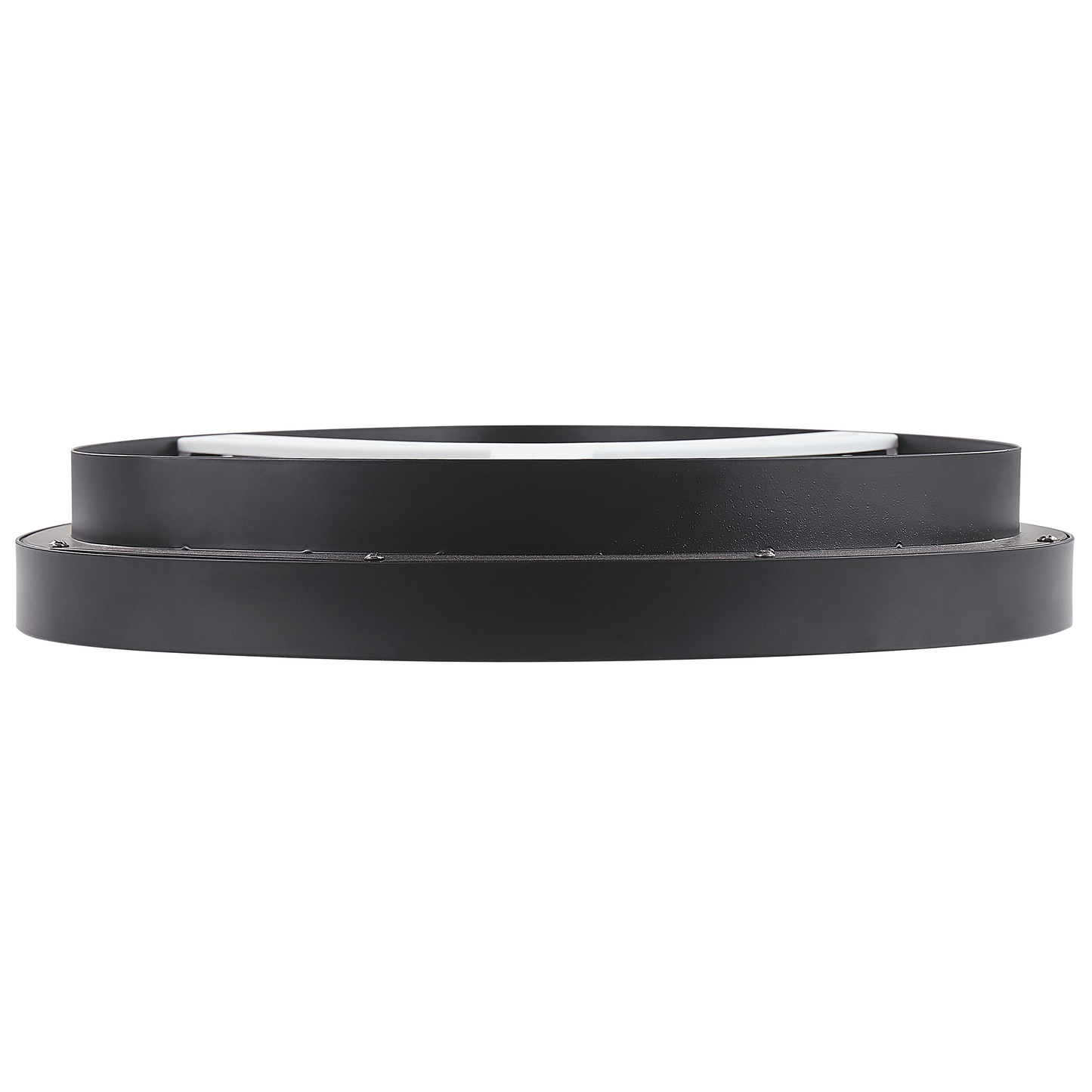 Ceiling Lamp Black Steel Acrylic Integrated LED Triangle