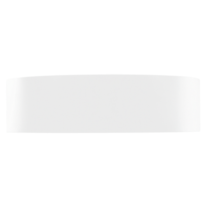Ceiling Lamp White Steel Integrated LED Round
