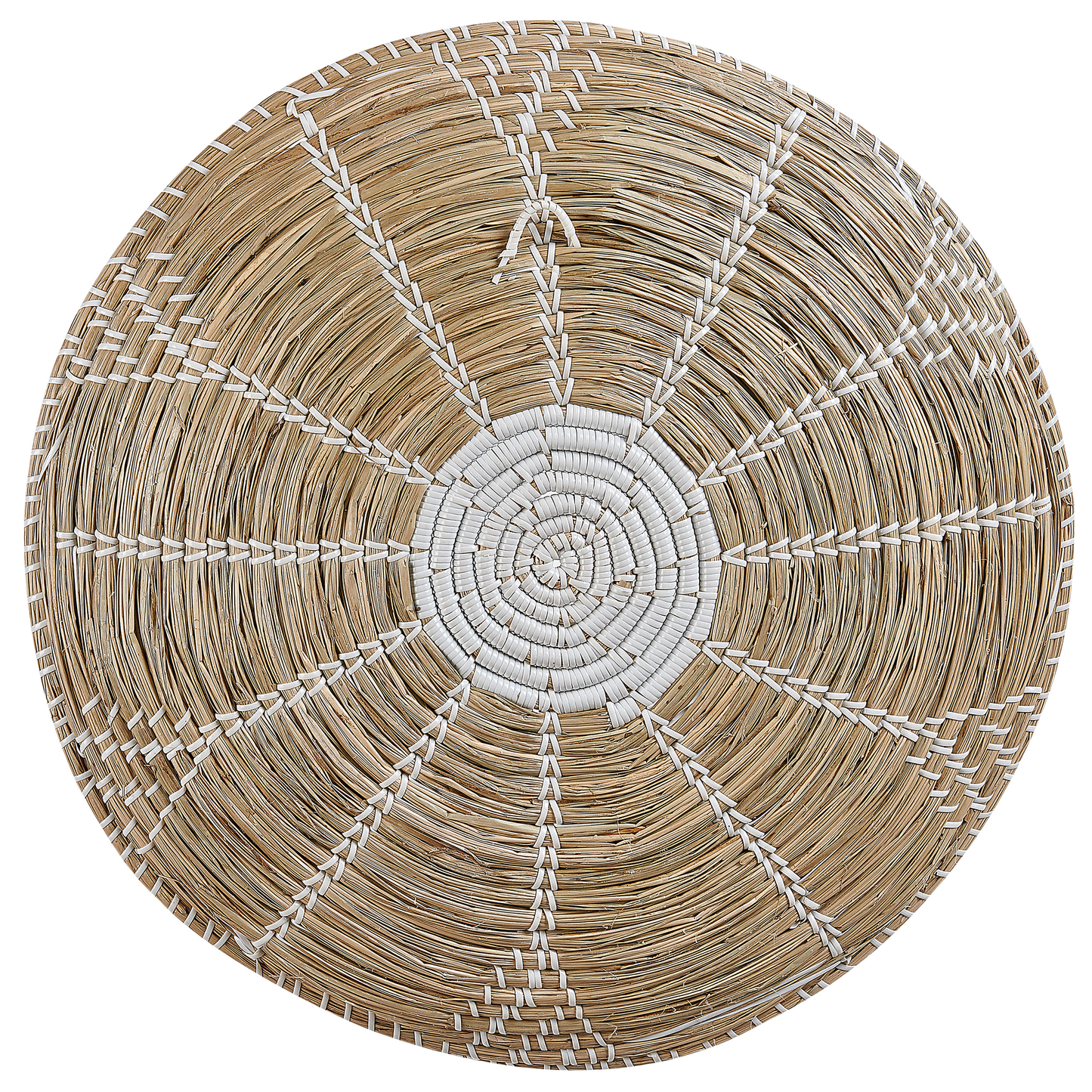 Seagrass Wall Plates Set of 6 Hanging Baskets African Style