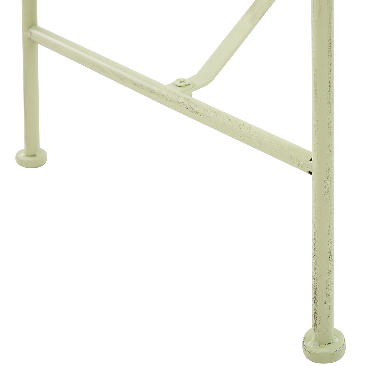 Pistachio Garden Bench 130cm 2-Seater Flared Arms Vintage