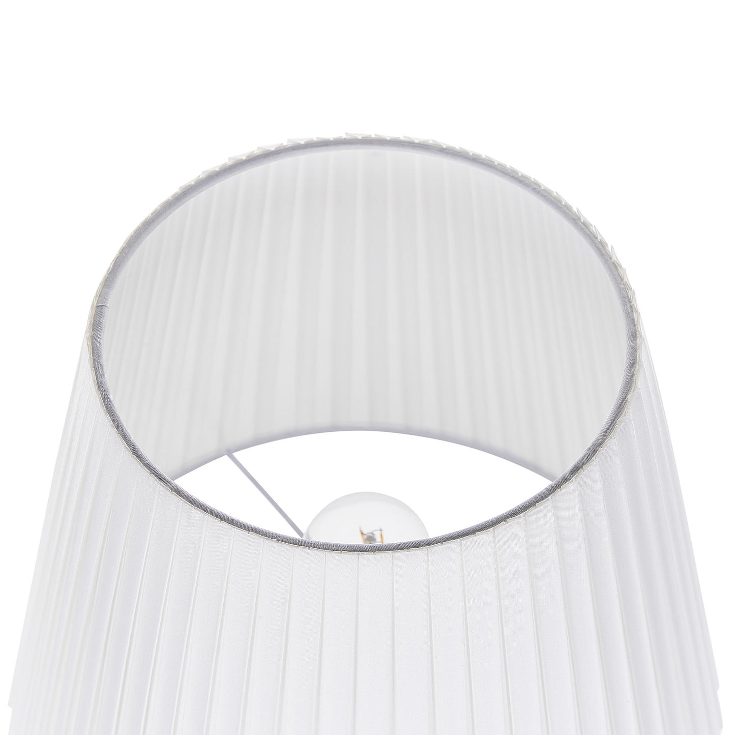 Floor Lamp Brass White Empire Shade 148cm Retro Classic