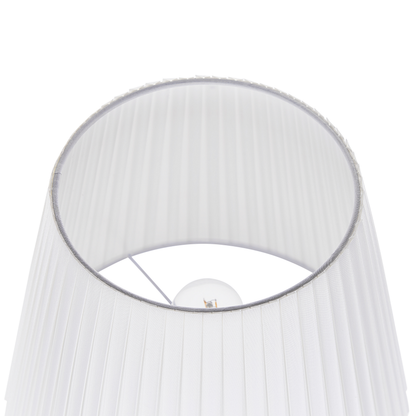 Floor Lamp Brass White Empire Shade 148cm Retro Classic