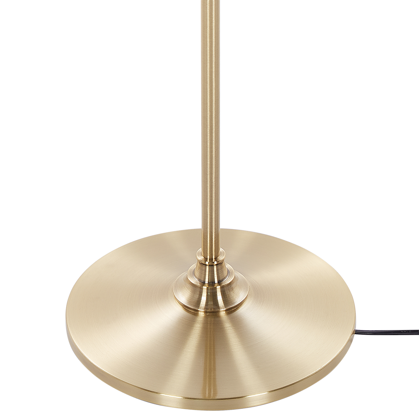 Floor Lamp Brass White Empire Shade 148cm Retro Classic