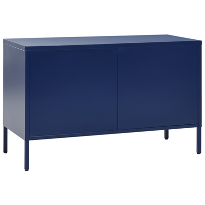 Navy Two Door Sideboard For Home Office